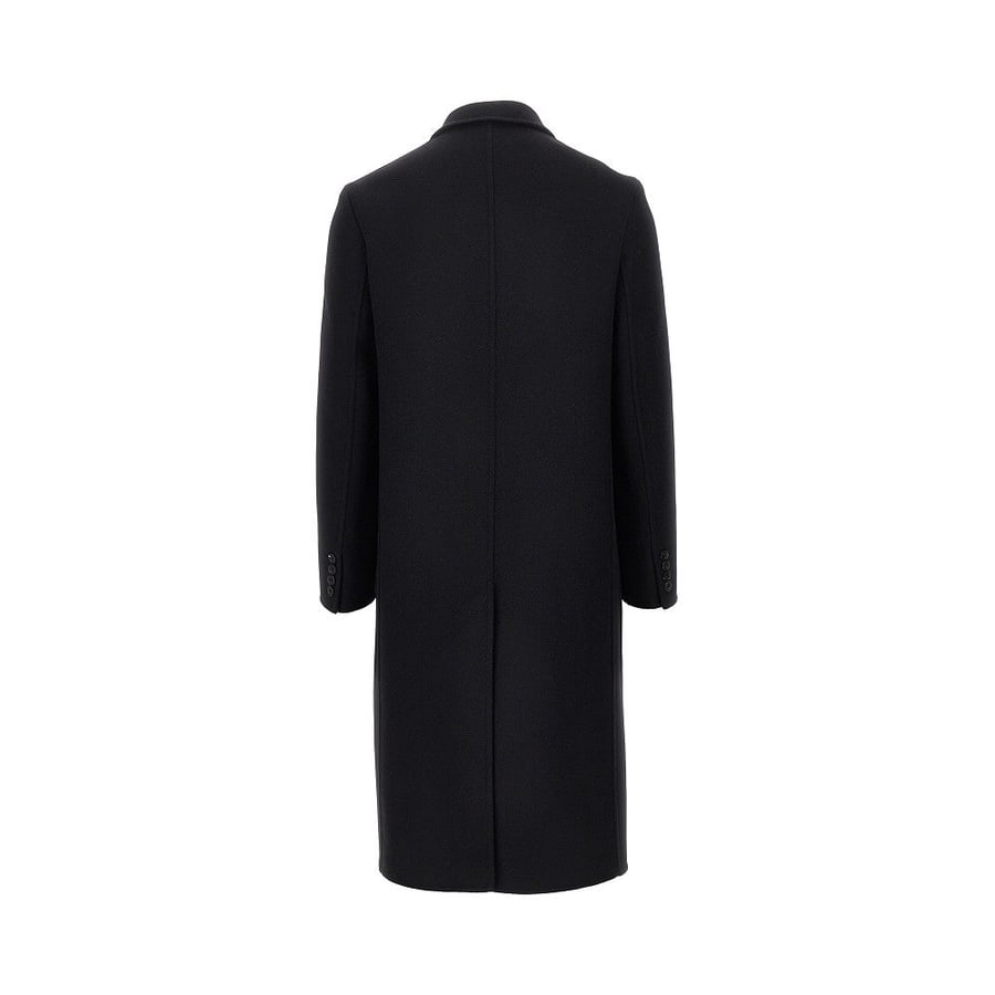 Saint Laurent Cappotto in feltro di lana double, view 3