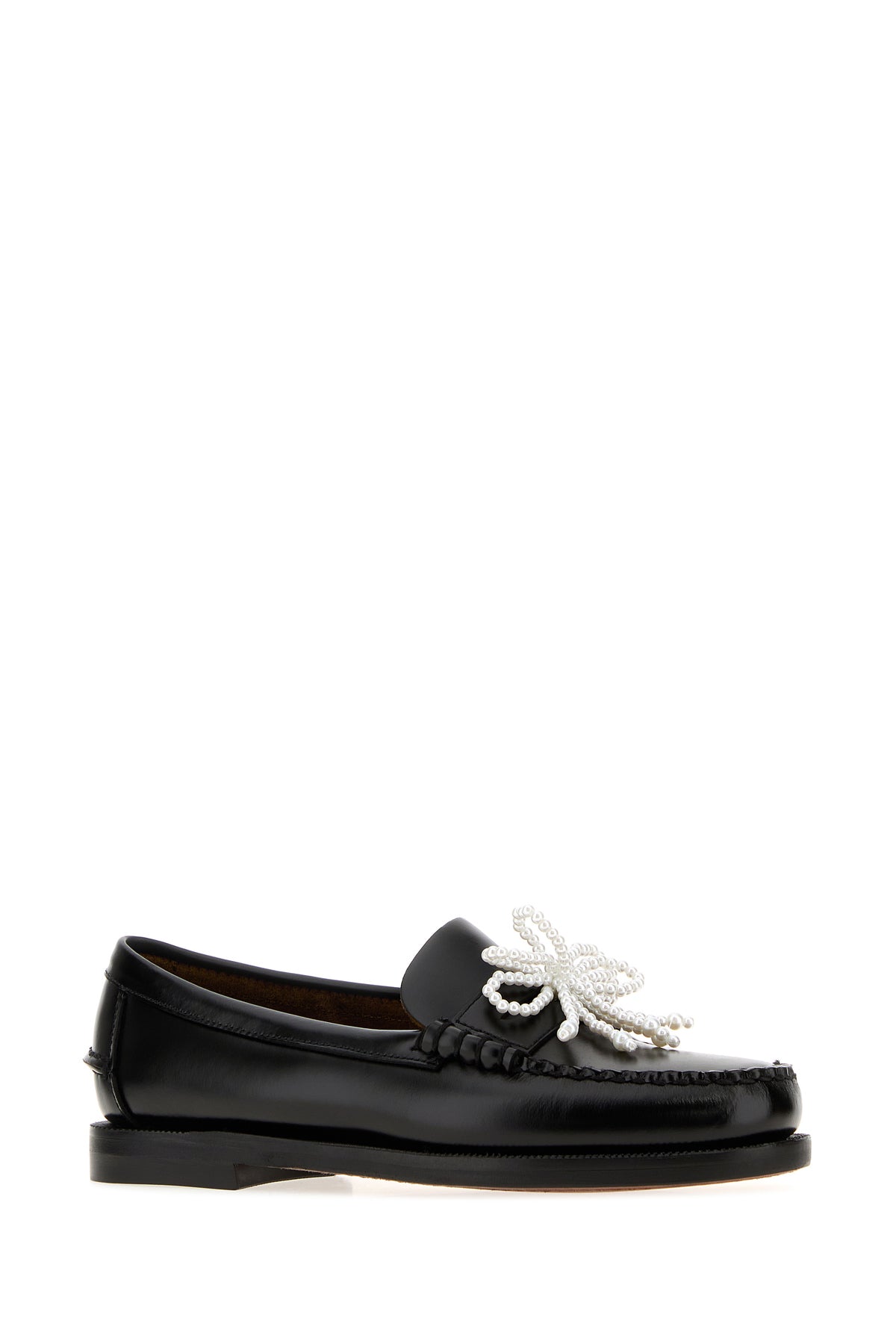 SEBAGO Mocassini Dan Pearls in pelle nera, view 2