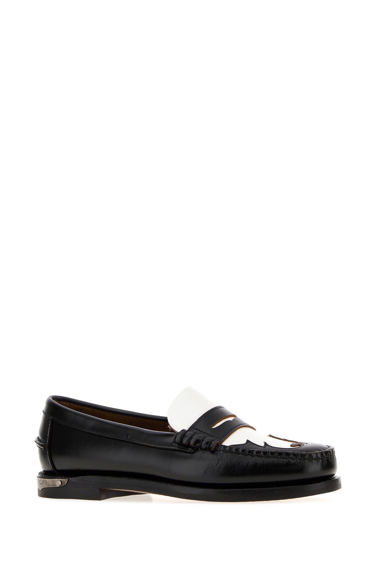SEBAGO Mocassini Dan Scarabeo in pelle nera, view 2