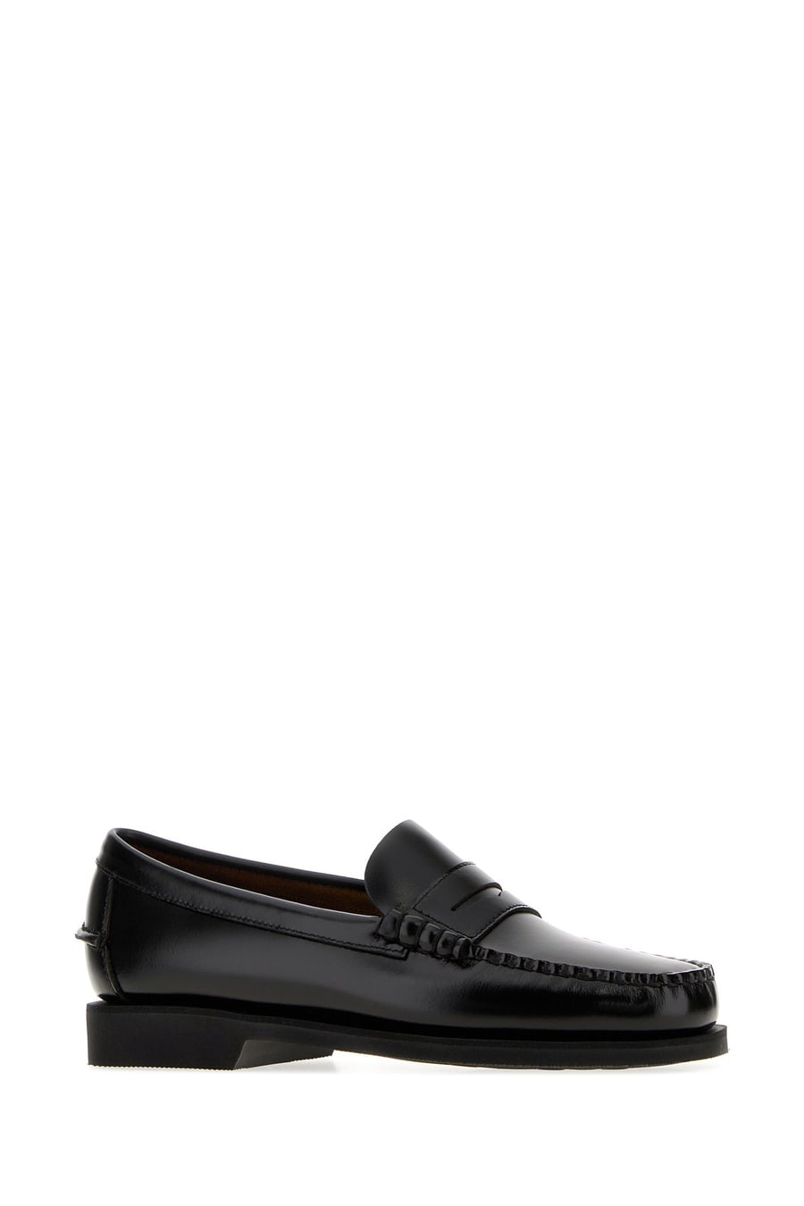 SEBAGO Mocassini Dan Po in pelle nera, view 2