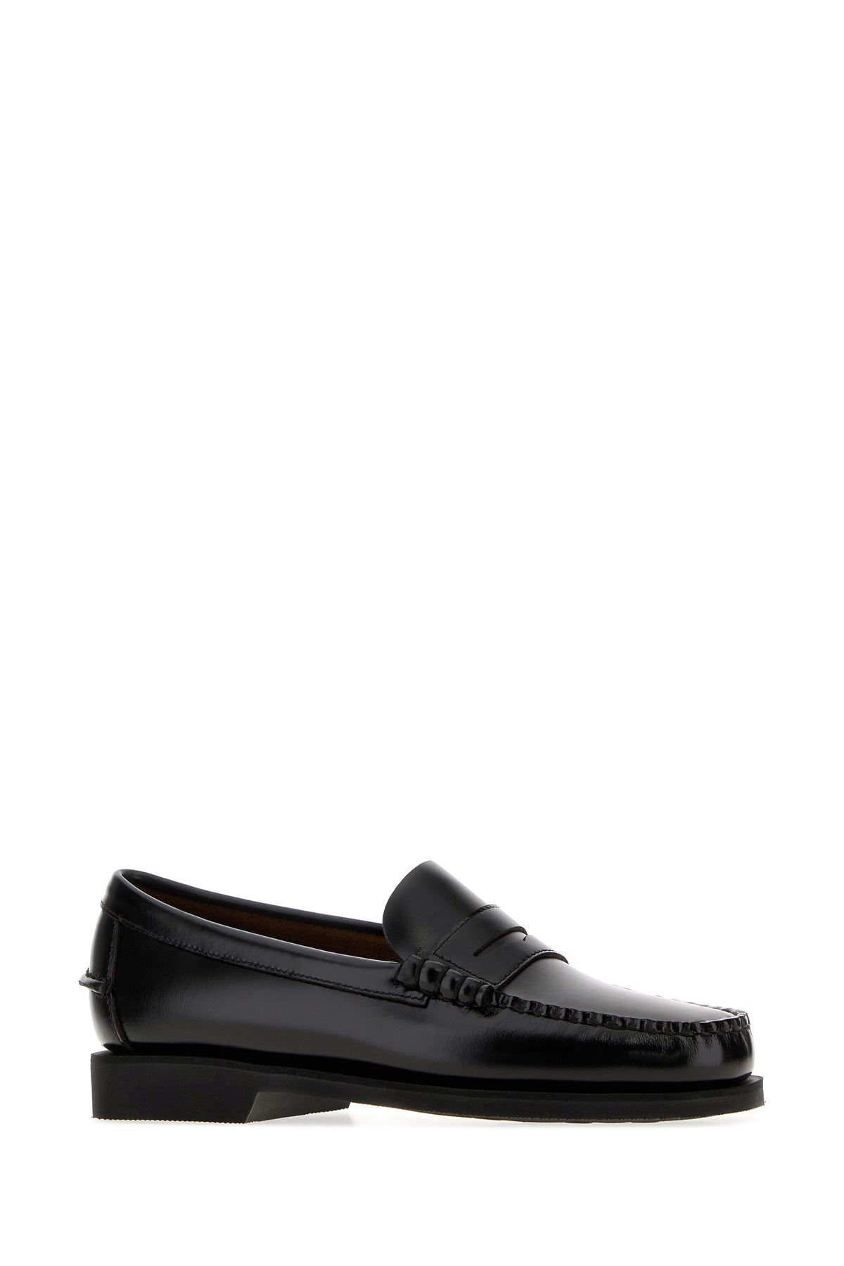 SEBAGO Mocassini Dan Po in pelle nera, view 2