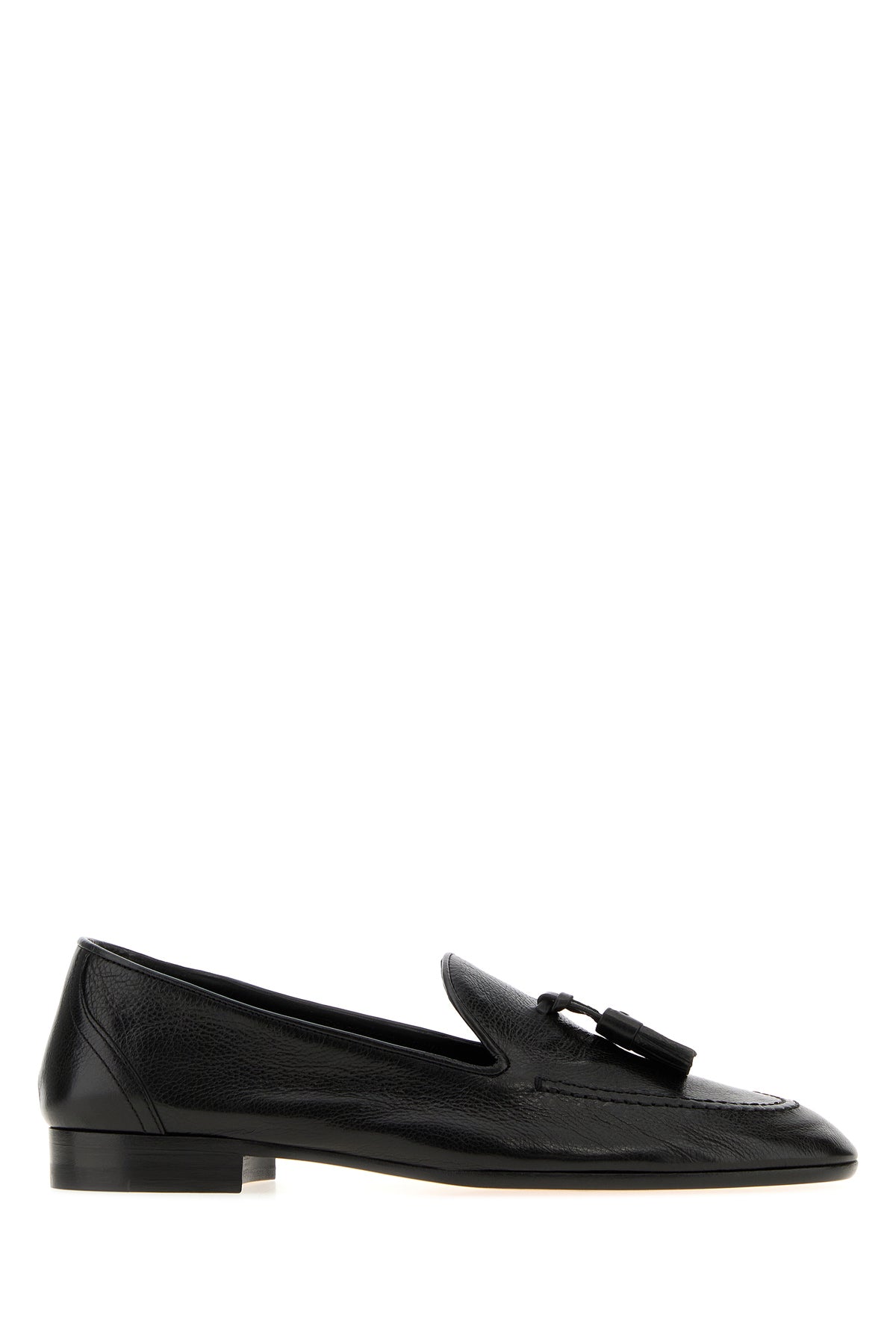 The Row Mocassini Caden in pelle nera