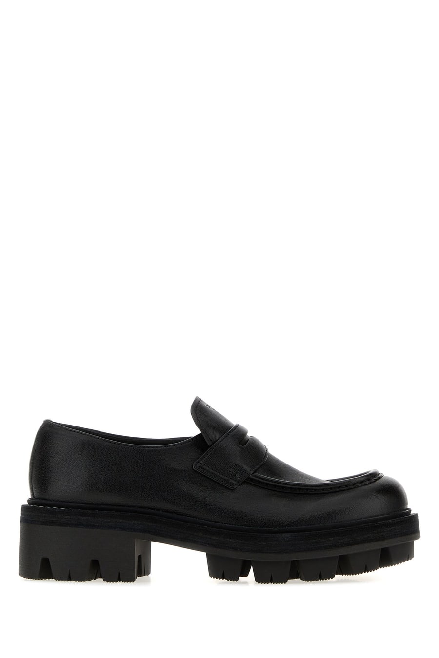 Prada Mocassini in pelle nera