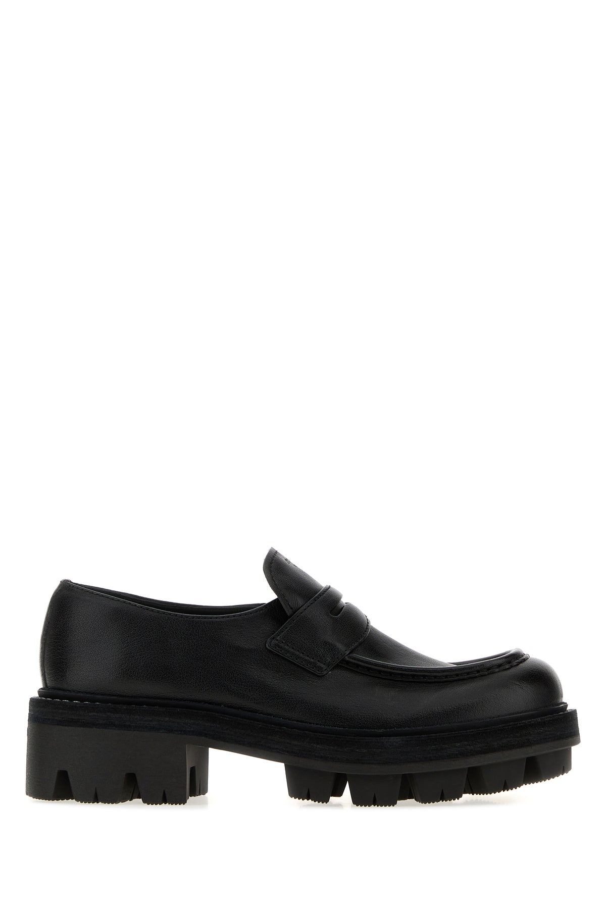 Prada Mocassini in pelle nera