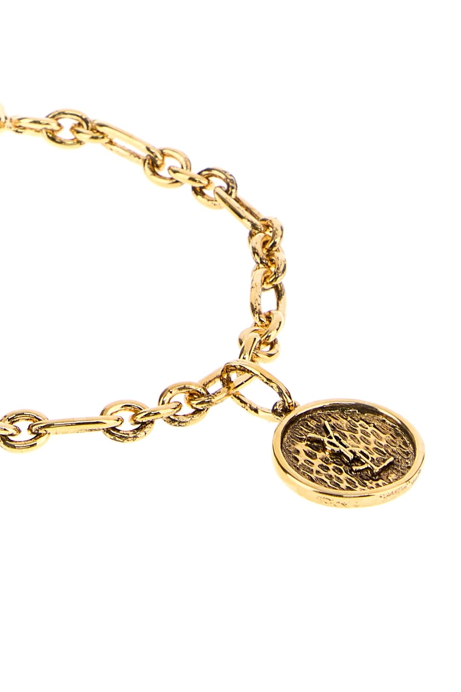 Saint Laurent Bracciale in metallo oro, view 2
