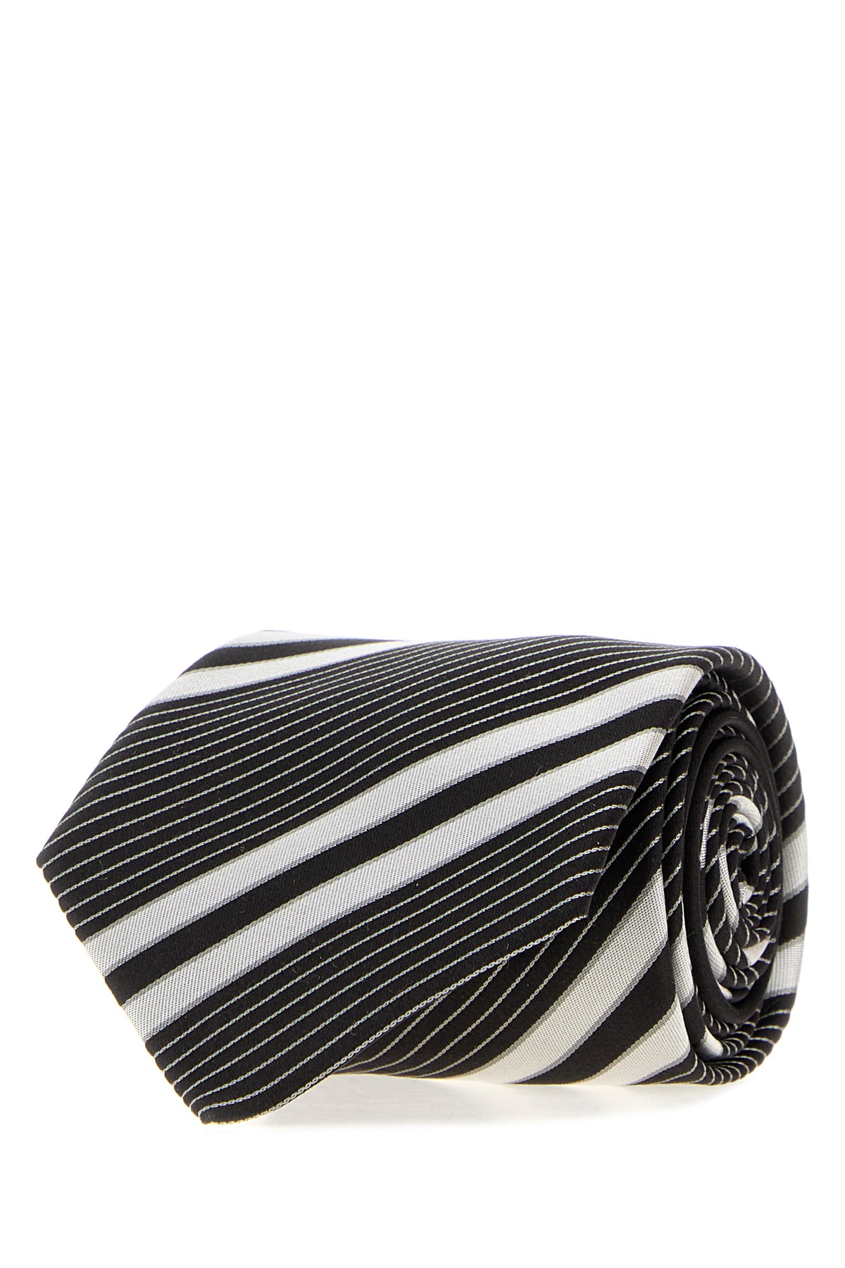 Saint Laurent Cravatta in jacquard ricamato