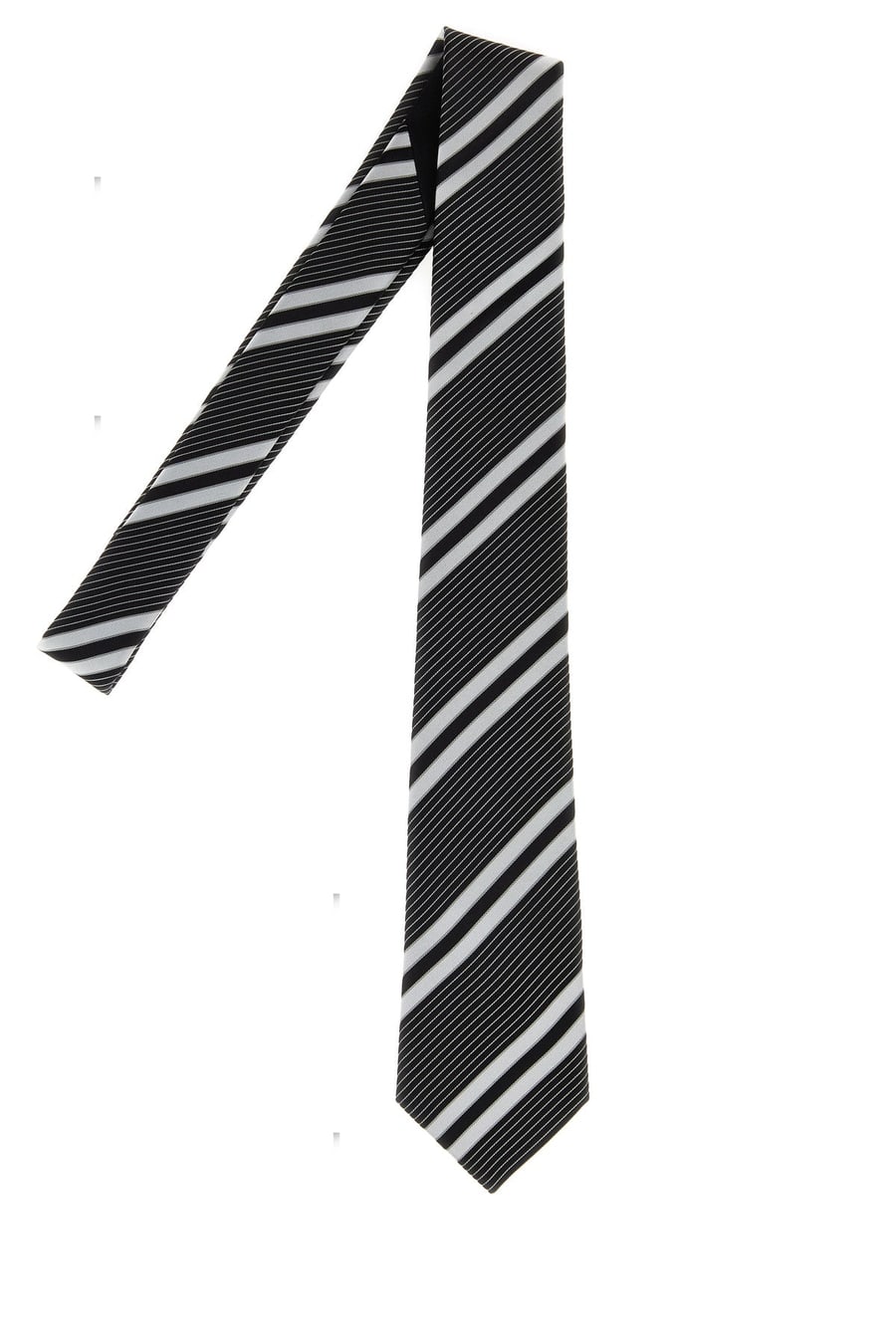 Saint Laurent Cravatta in jacquard ricamato, view 2