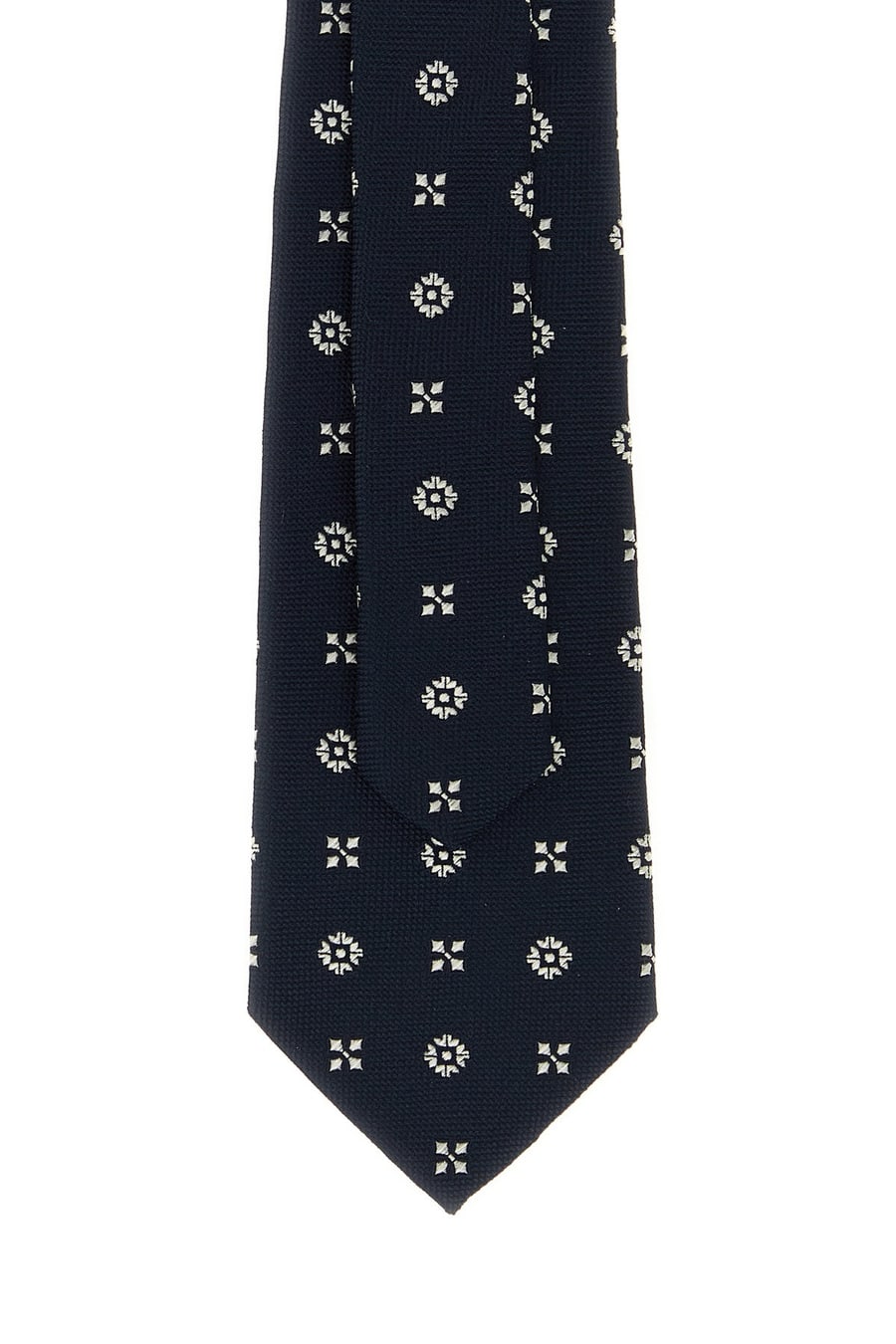 Saint Laurent Cravatta in jacquard ricamato, view 3