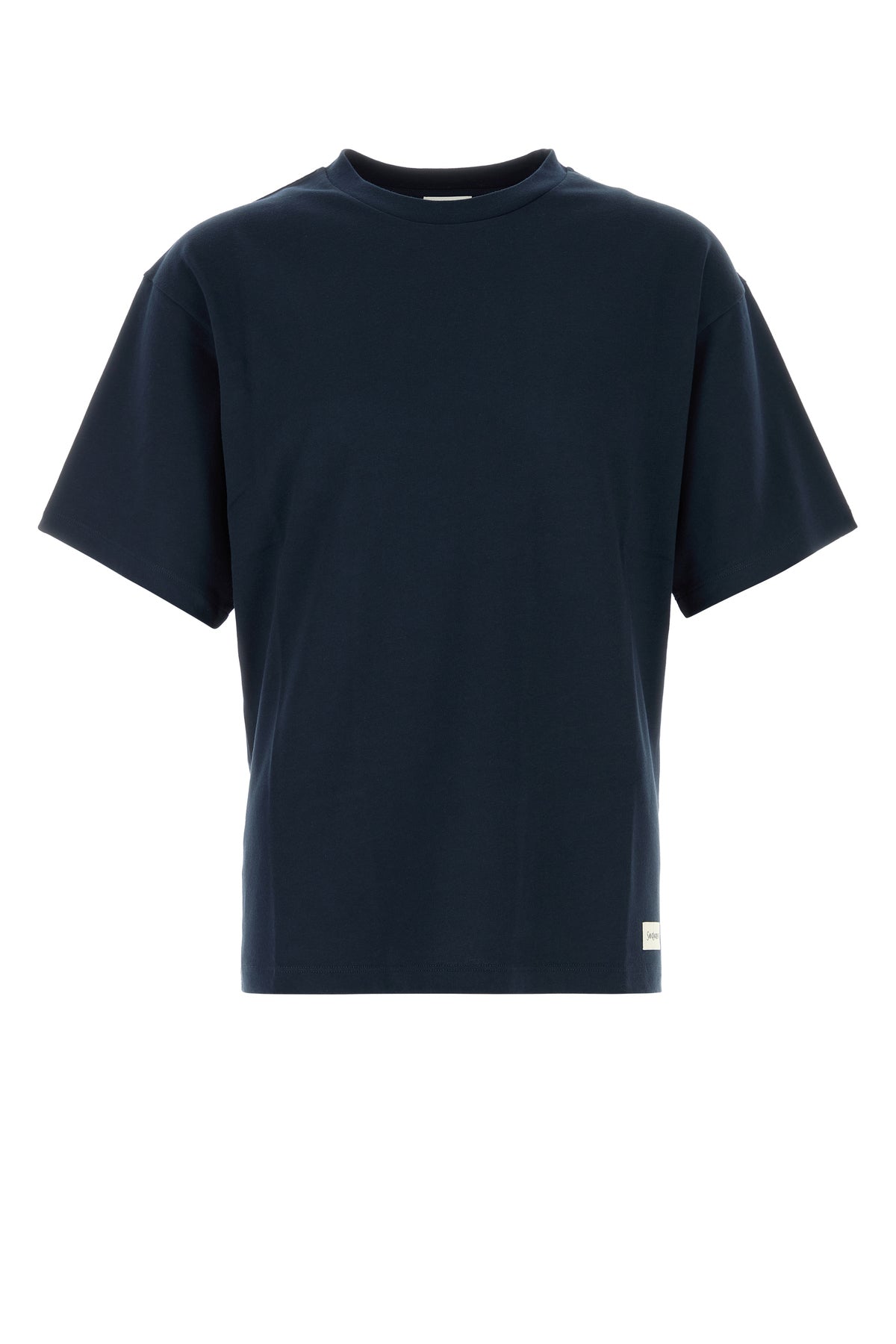 Saint Laurent T-shirt blu navy in cotone e modal