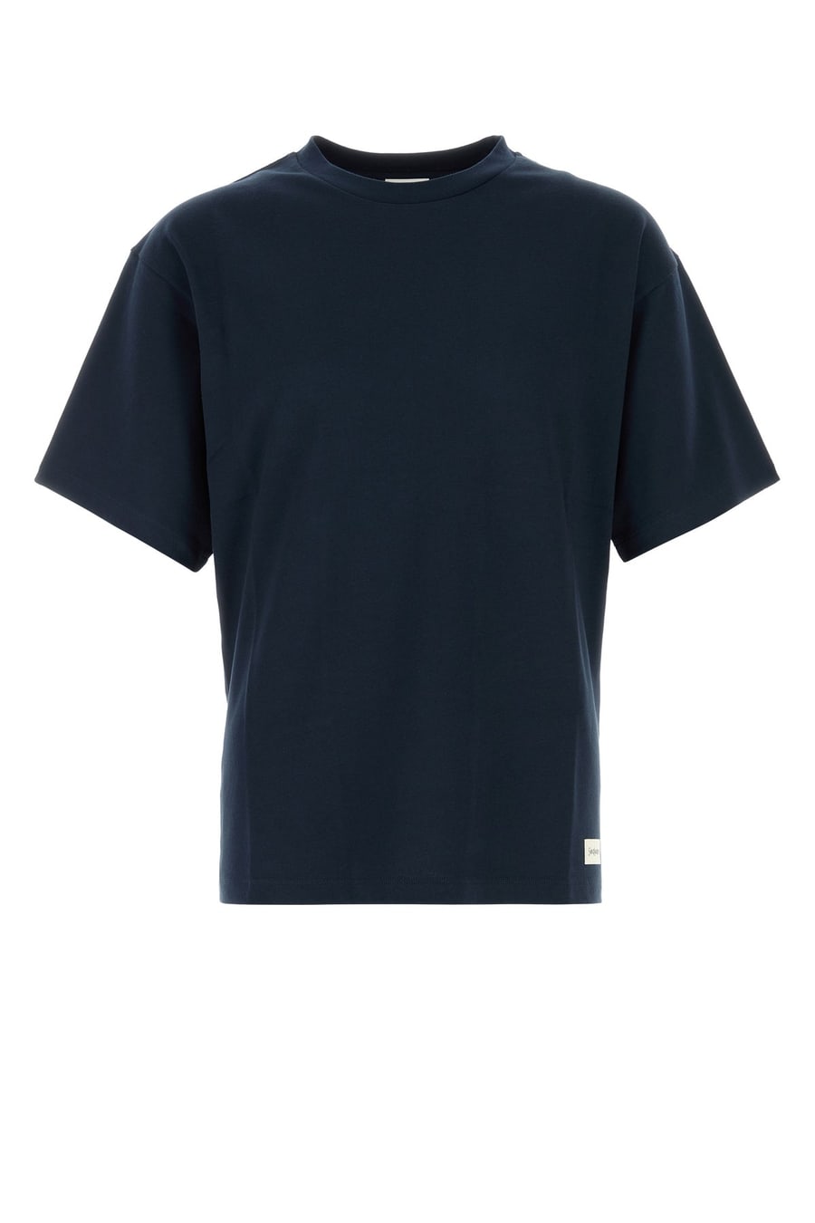 Saint Laurent T-shirt blu navy in cotone e modal