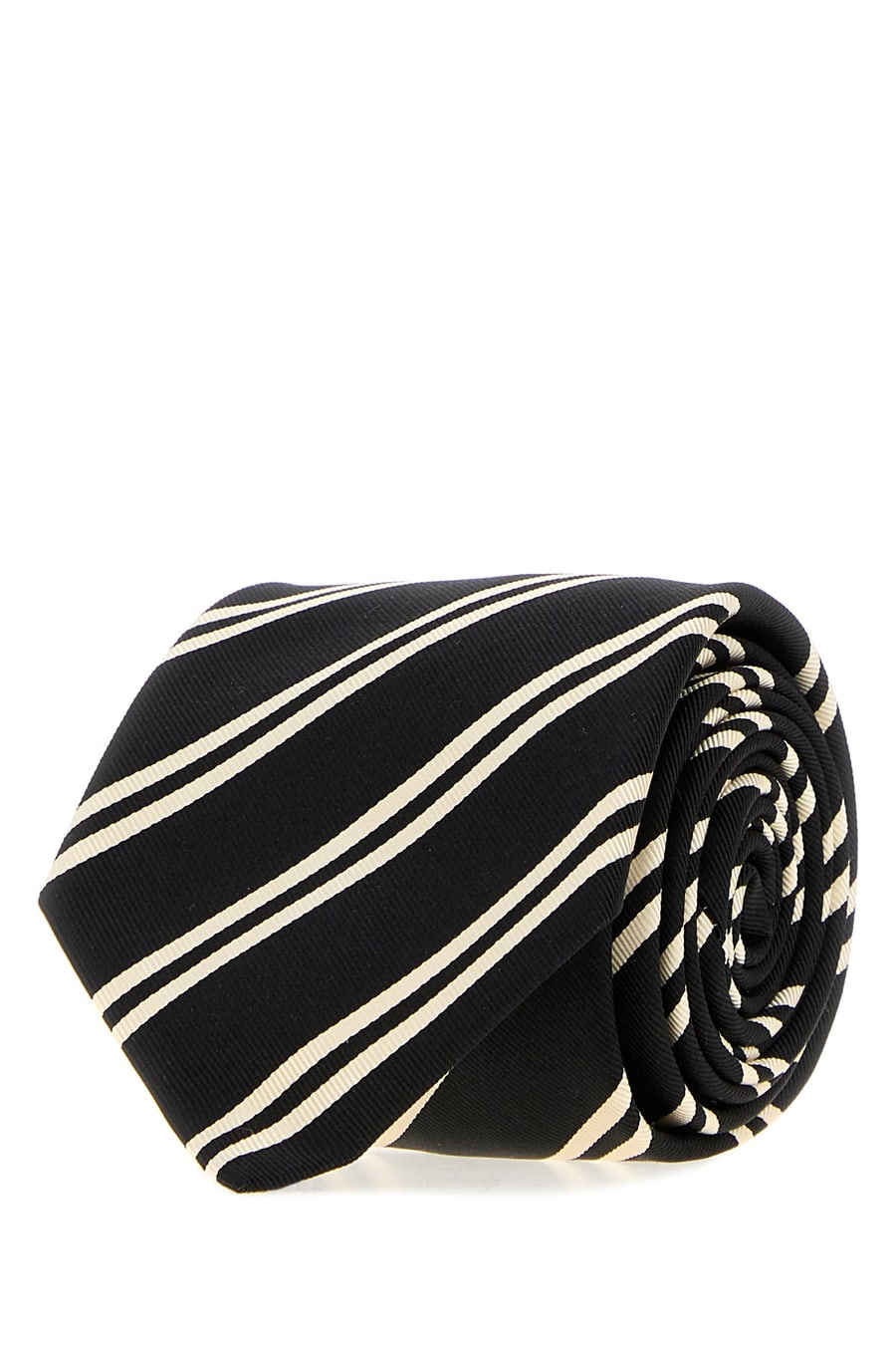 Saint Laurent Cravatta in jacquard ricamato