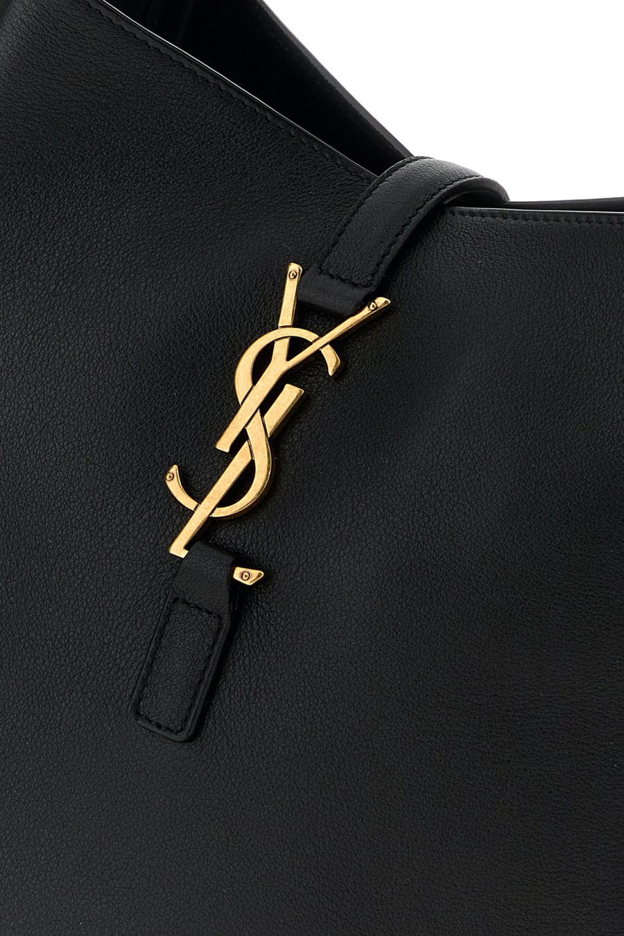 Saint Laurent Borsa a tracolla Le 5 À 7 in pelle nera, view 4