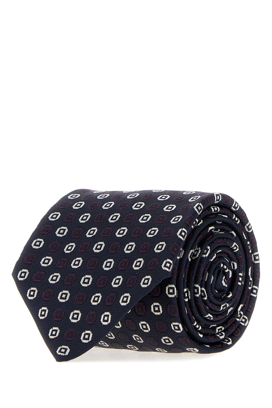 Saint Laurent Cravatta in jacquard ricamato