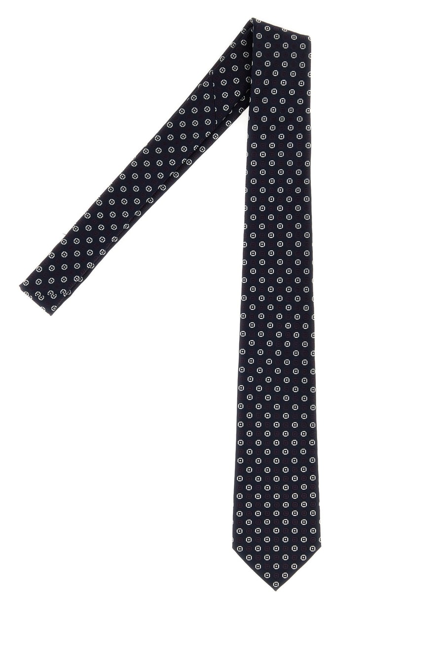 Saint Laurent Cravatta in jacquard ricamato, view 2