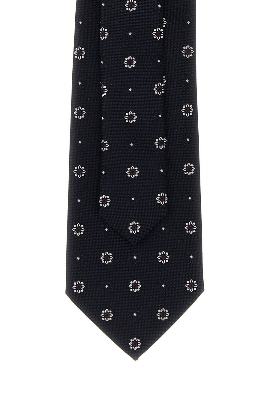 Saint Laurent Cravatta in jacquard ricamato, view 3