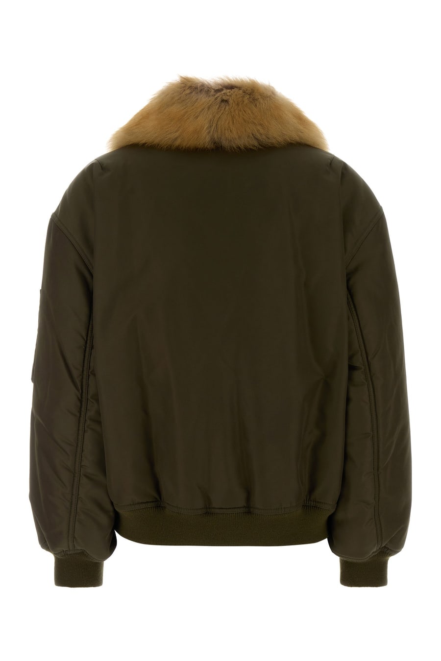 Saint Laurent Bomber in nylon kaki, view 2