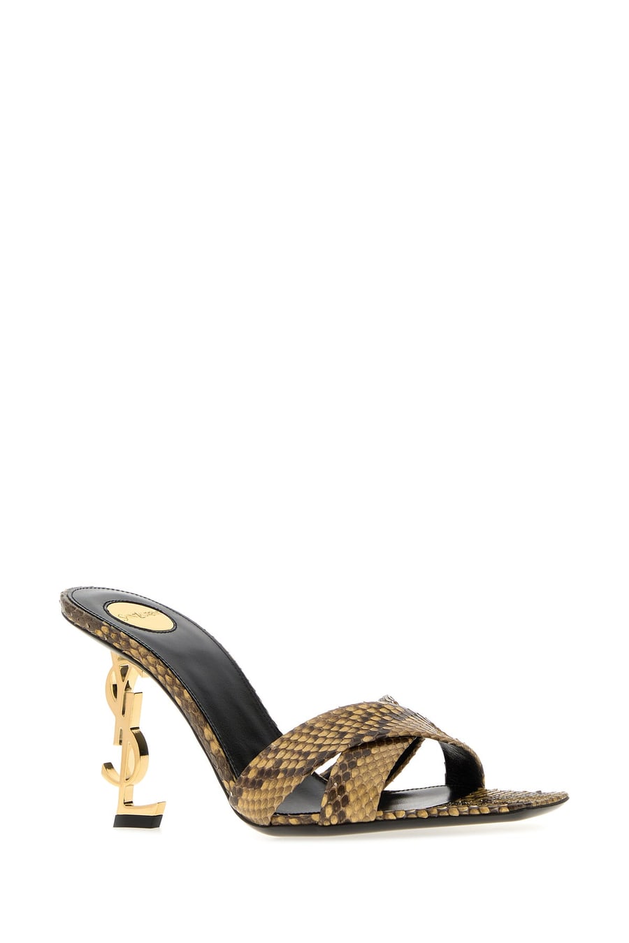 Saint Laurent Sabot Opyum 85 in pelle stampata, view 2