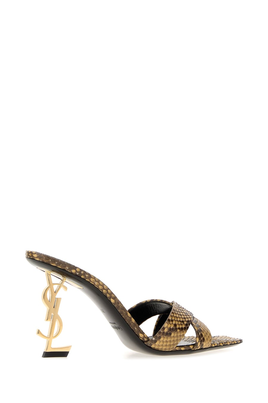 Saint Laurent Sabot Opyum 85 in pelle stampata, view 3