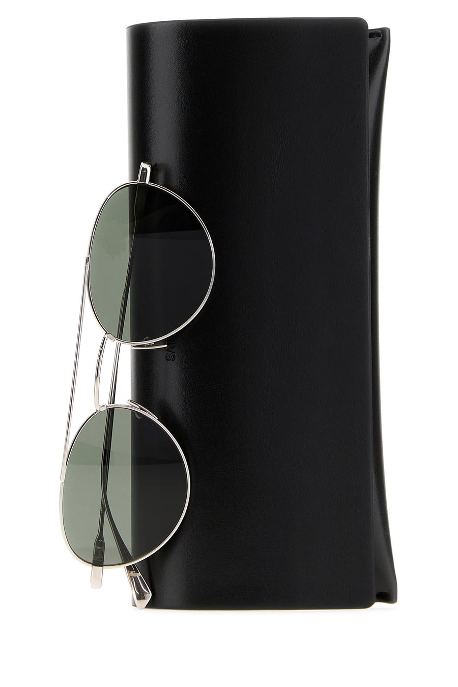 Saint Laurent Occhiali da sole SL 97 in metallo argento, view 3