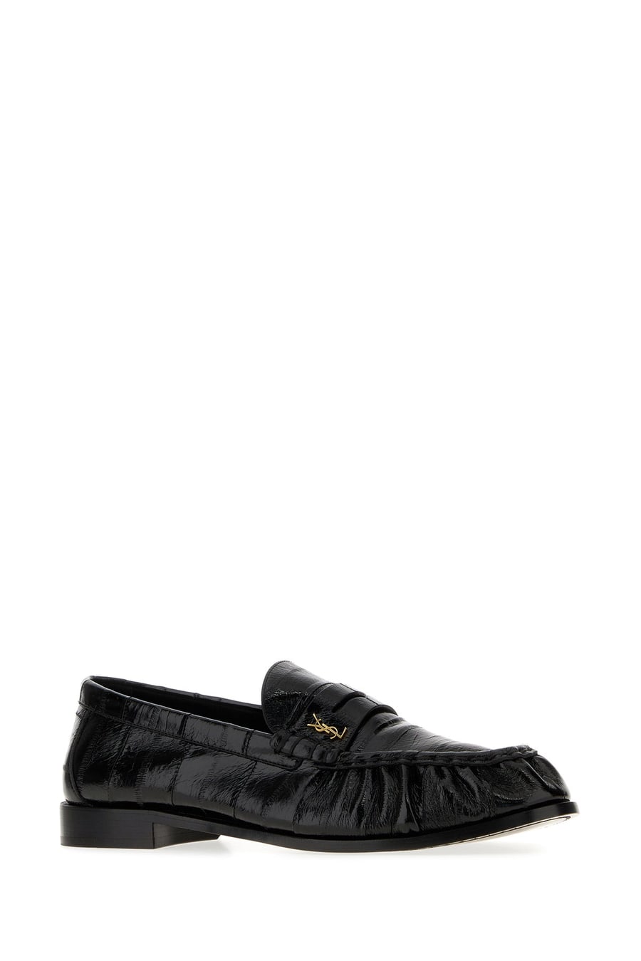 Saint Laurent Mocassini Le Loafers in pelle nera, view 2