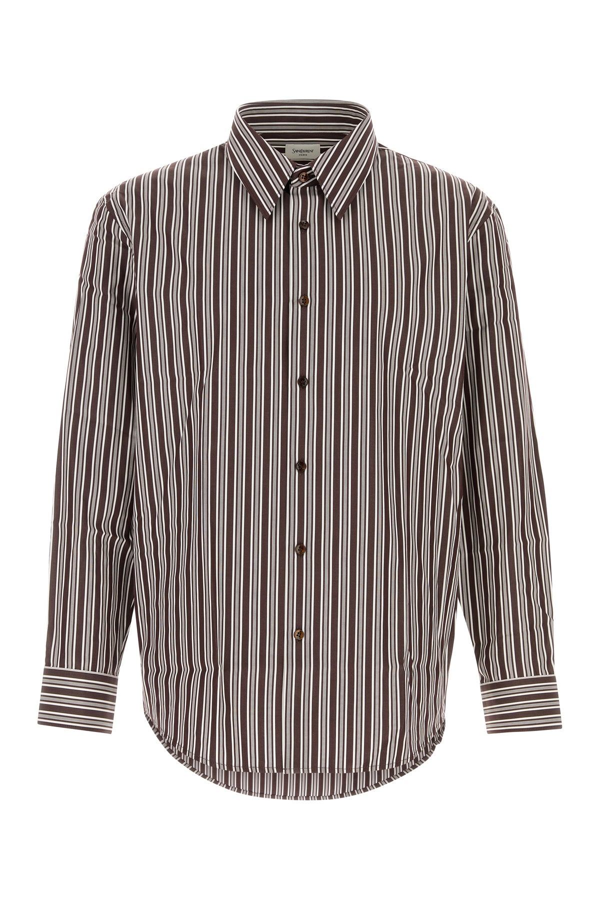 Saint Laurent Camicia in popeline ricamato