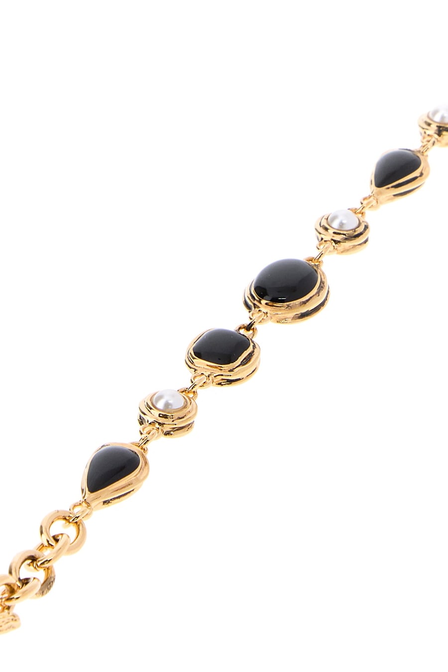 Saint Laurent Bracciale in metallo oro, view 2