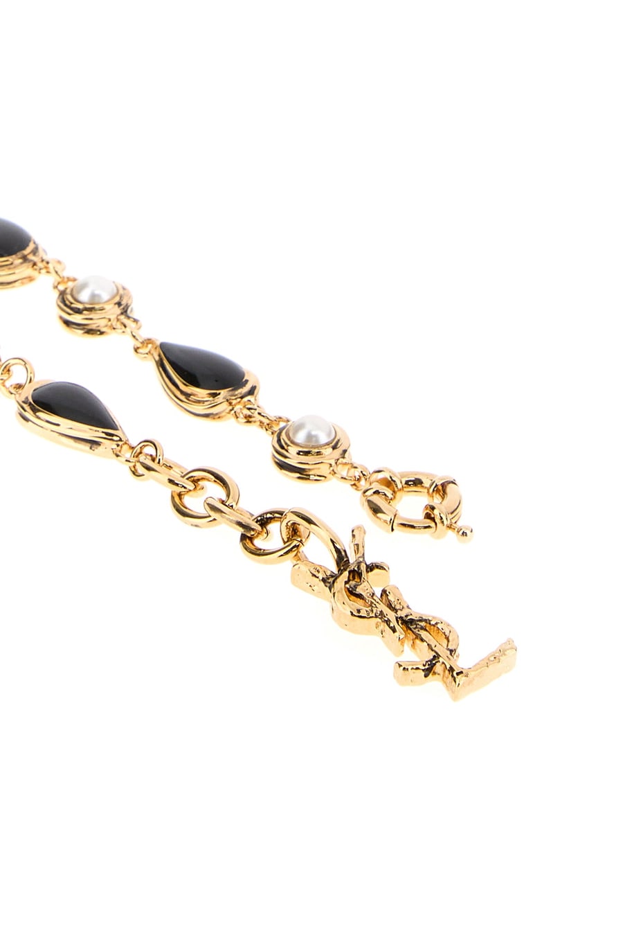Saint Laurent Bracciale in metallo oro, view 3