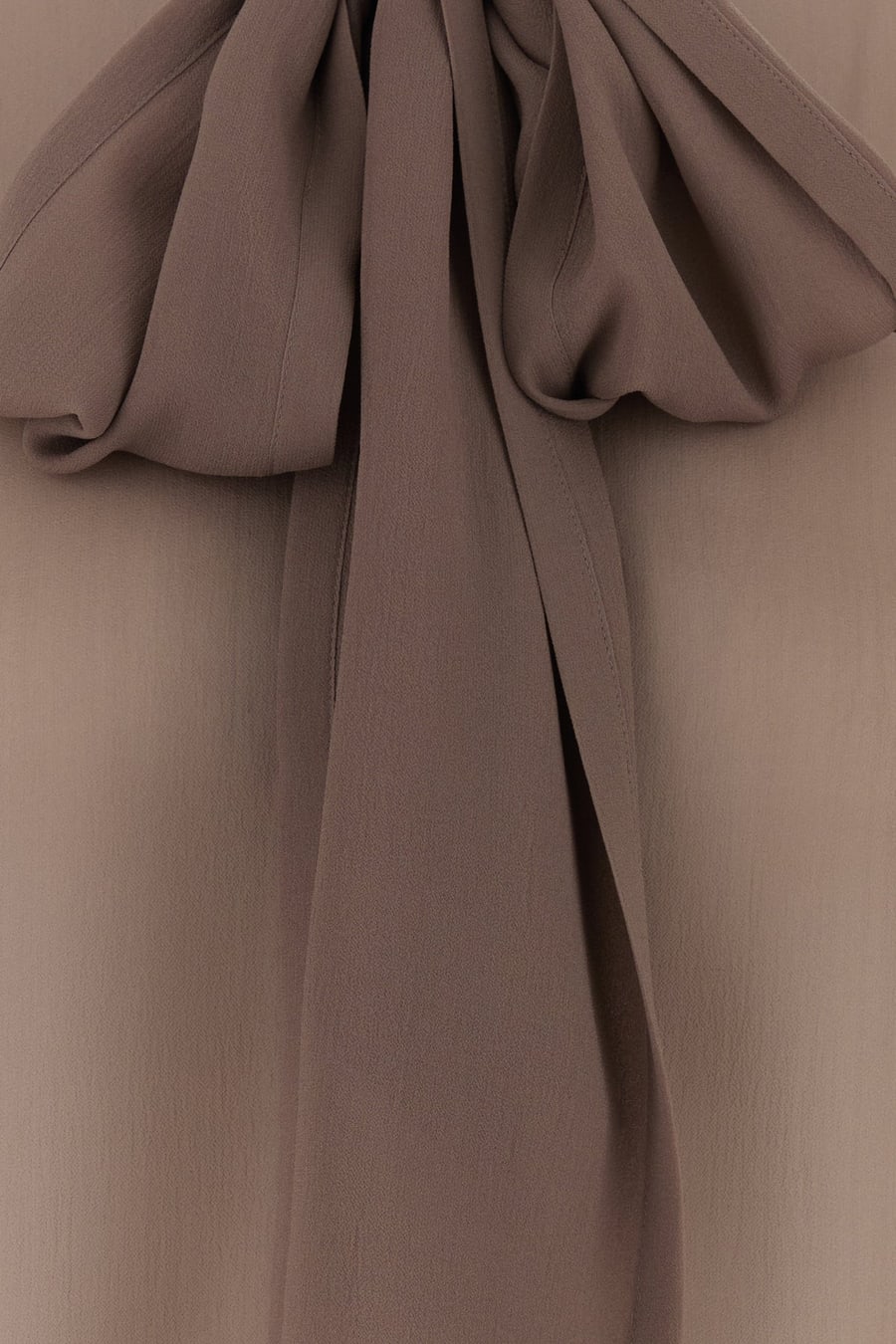 Saint Laurent Camicia in crepe rosa anticato, view 3