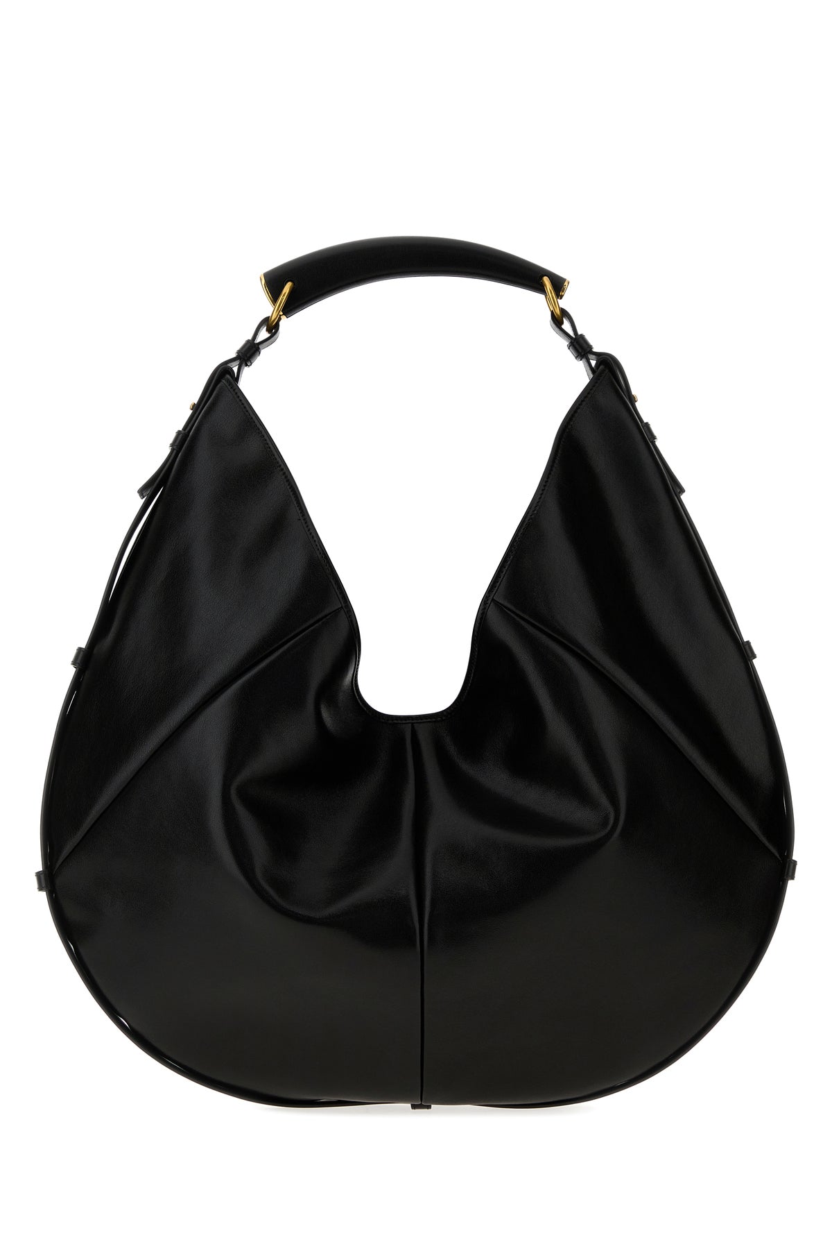 Saint Laurent Borsa a spalla Mombasa in pelle nera