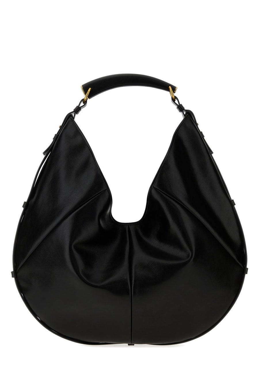 Saint Laurent Borsa a spalla Mombasa in pelle nera