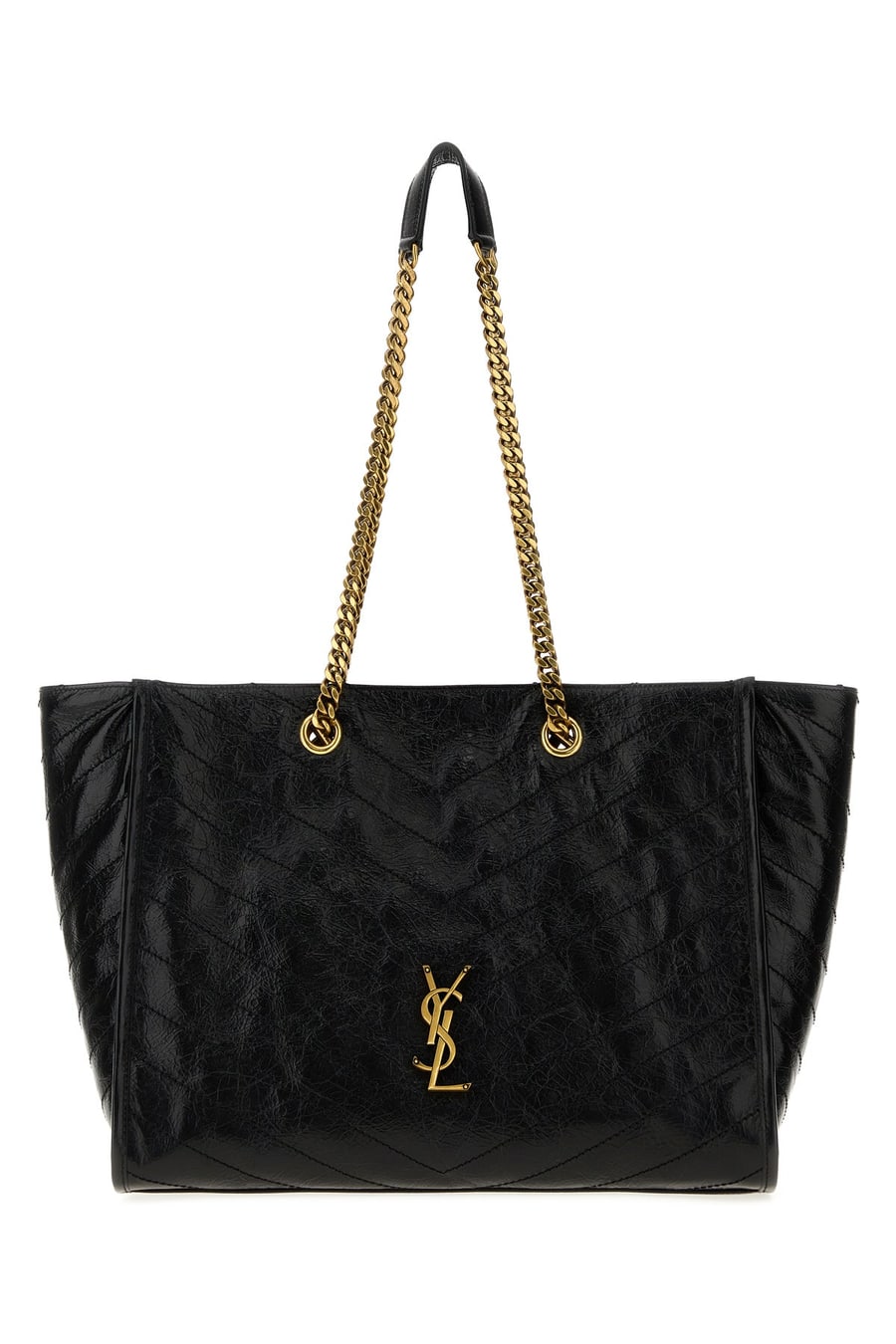 Saint Laurent Borsa shopping Niki in pelle nera