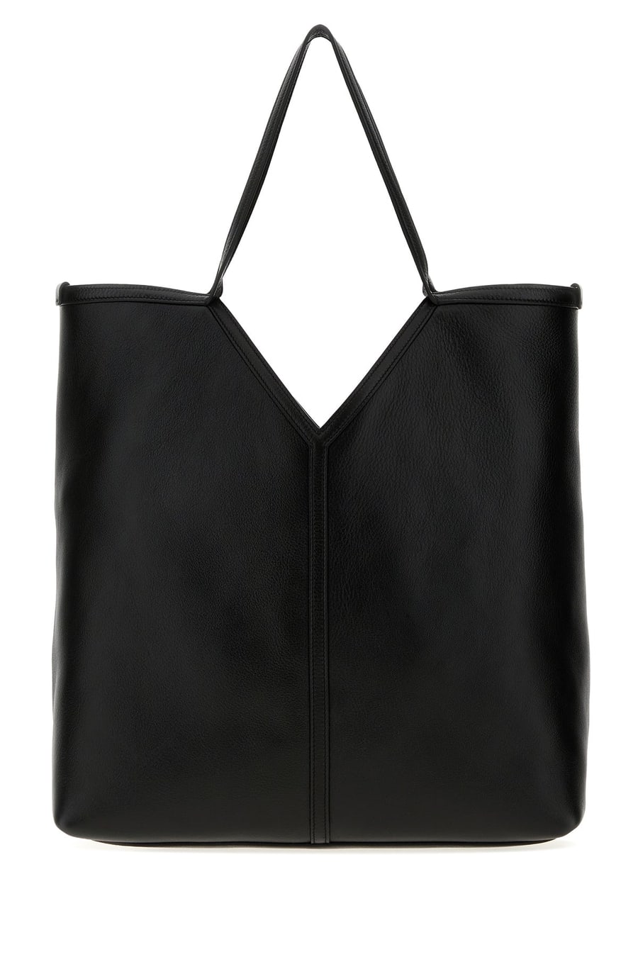 Saint Laurent Borsa shopping Y in pelle nera, view 3
