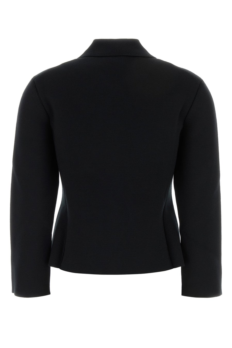 Saint Laurent Cardigan in lana nera, view 2
