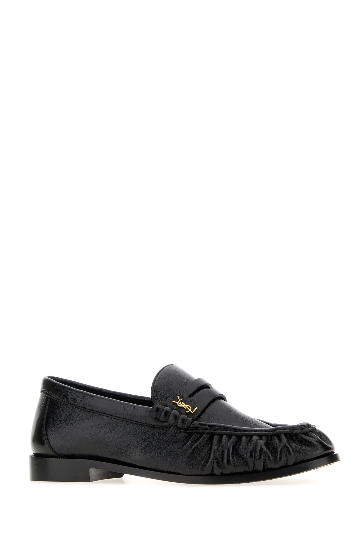Saint Laurent Mocassini Le Loafers in pelle nera, view 2