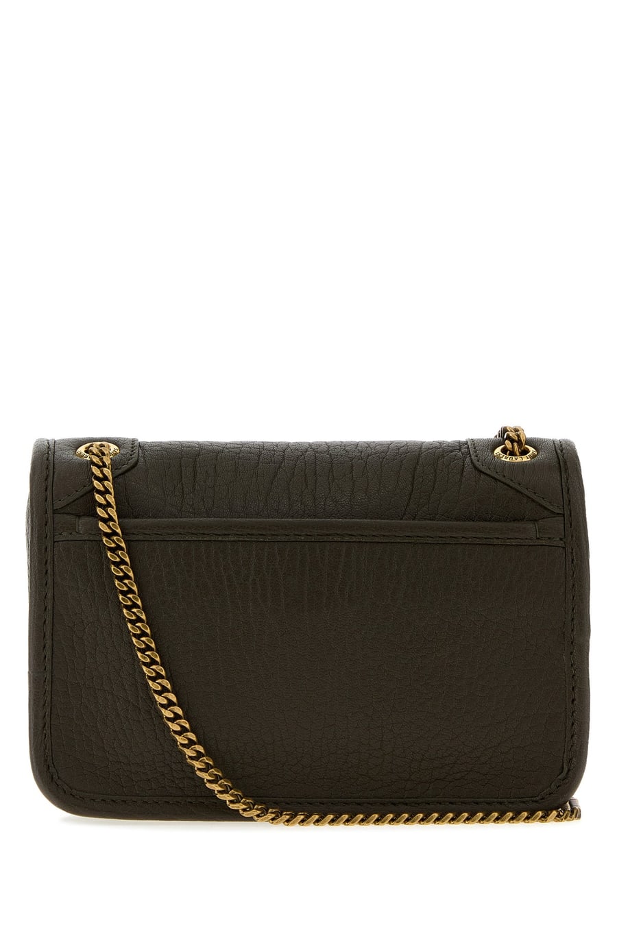 Saint Laurent Borsa a tracolla Niki mini in pelle verde scuro, view 3
