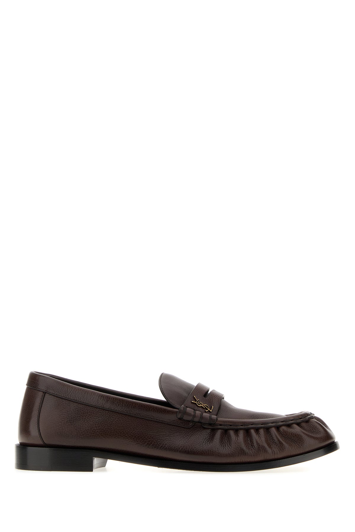 Saint Laurent Mocassini in pelle testa di moro