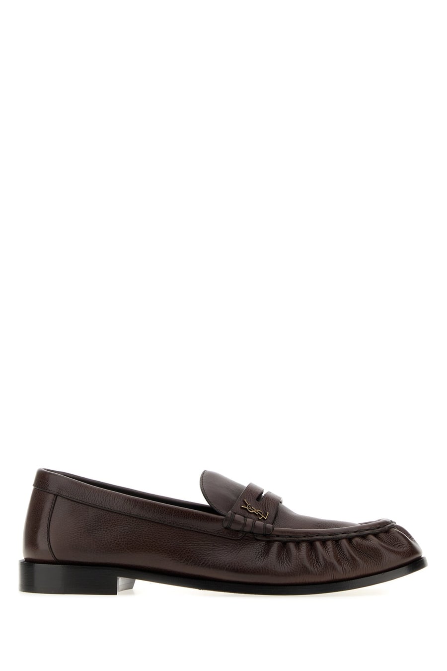 Saint Laurent Mocassini in pelle testa di moro