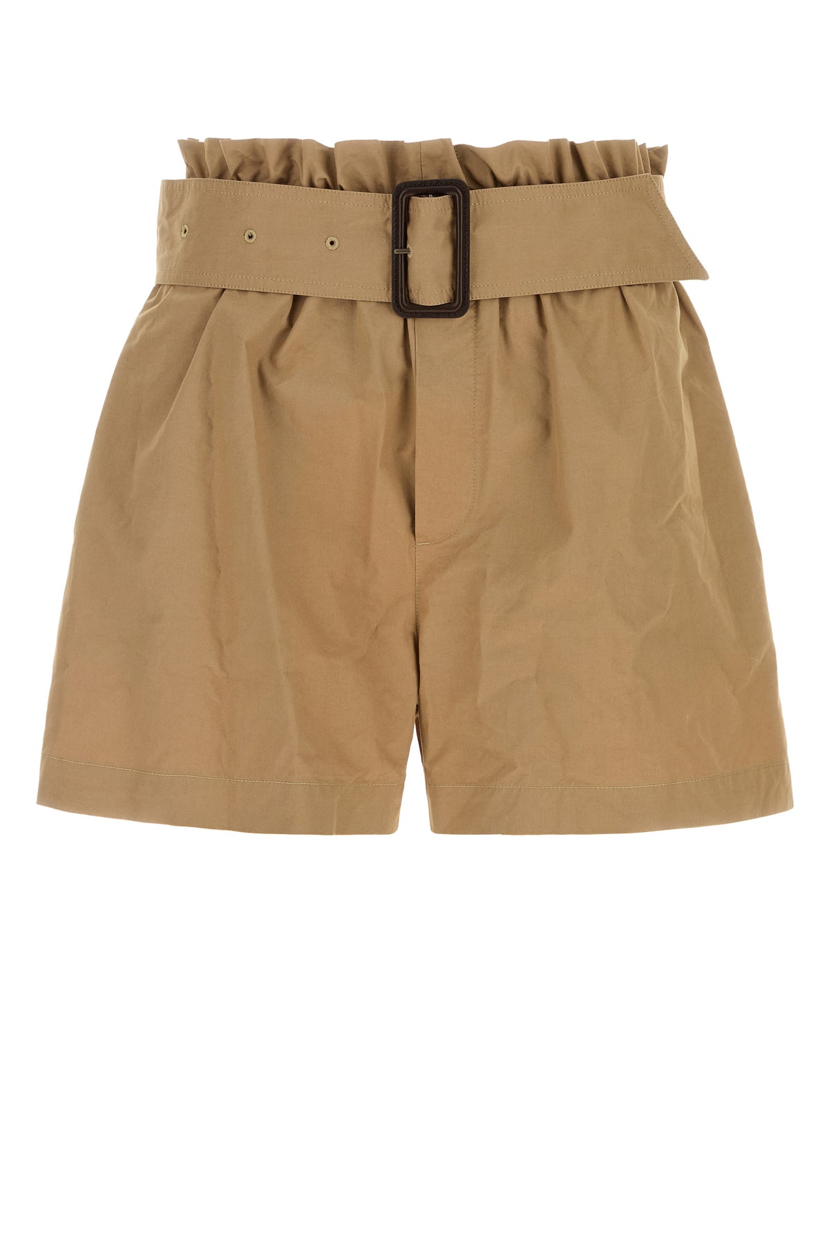 Saint Laurent Shorts in popeline cammello