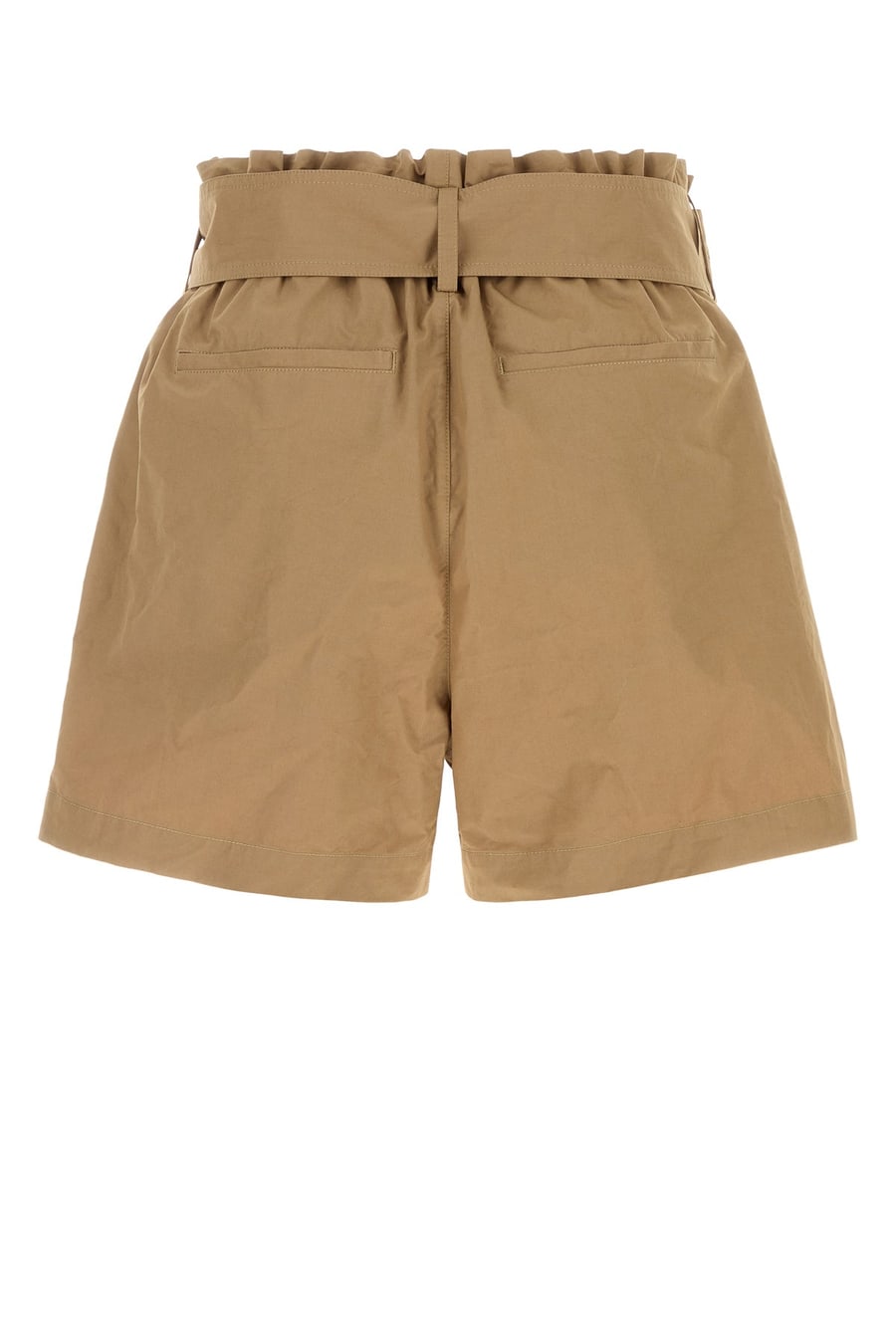 Saint Laurent Shorts in popeline cammello, view 2