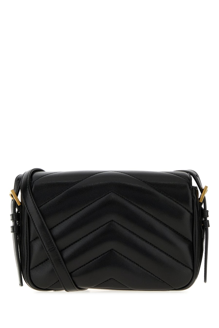 Saint Laurent Borsa a tracolla LouLou Toy in pelle nera, view 3
