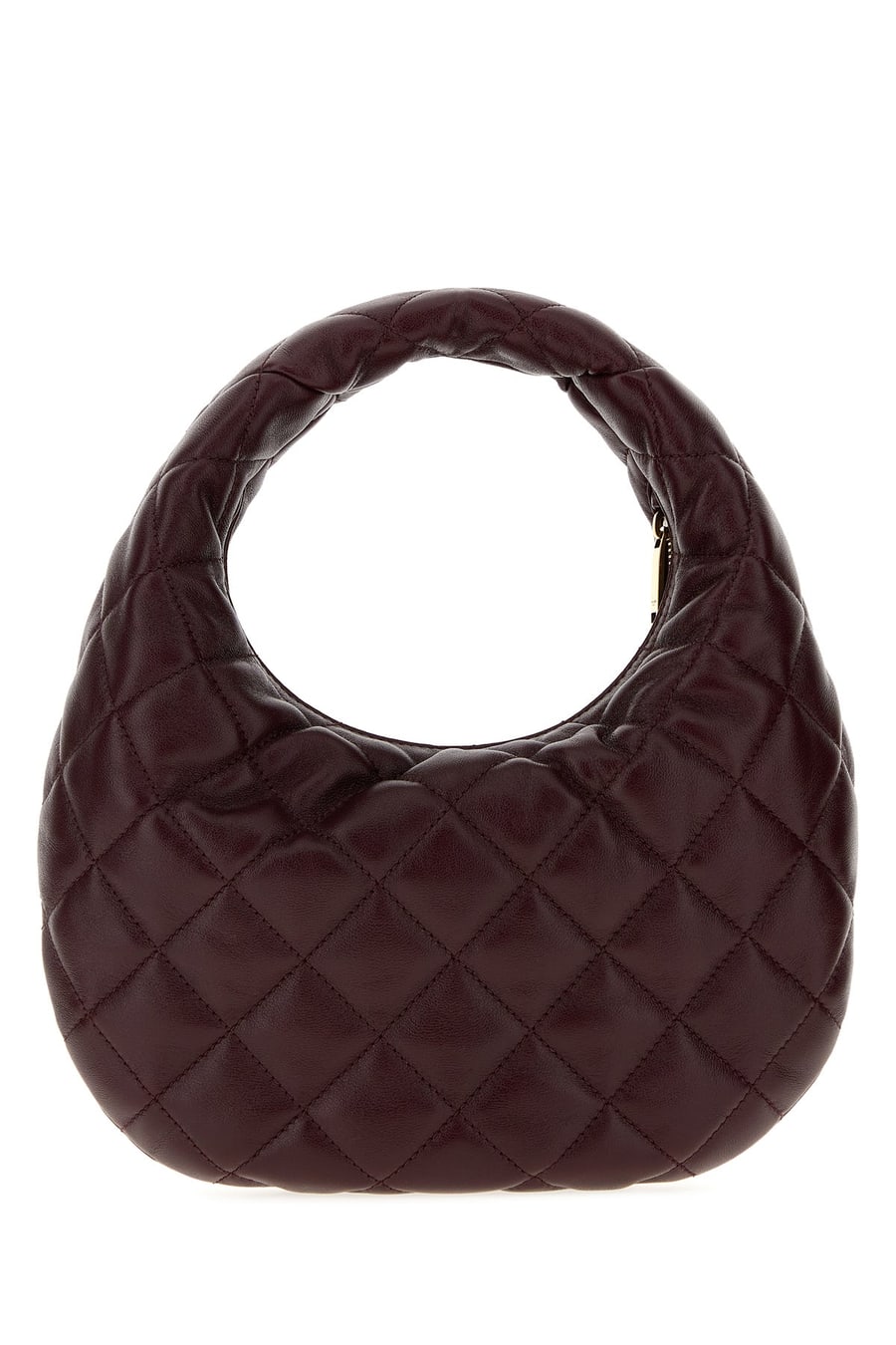 Saint Laurent Borsa a spalla Icarino in nappa melanzana, view 3
