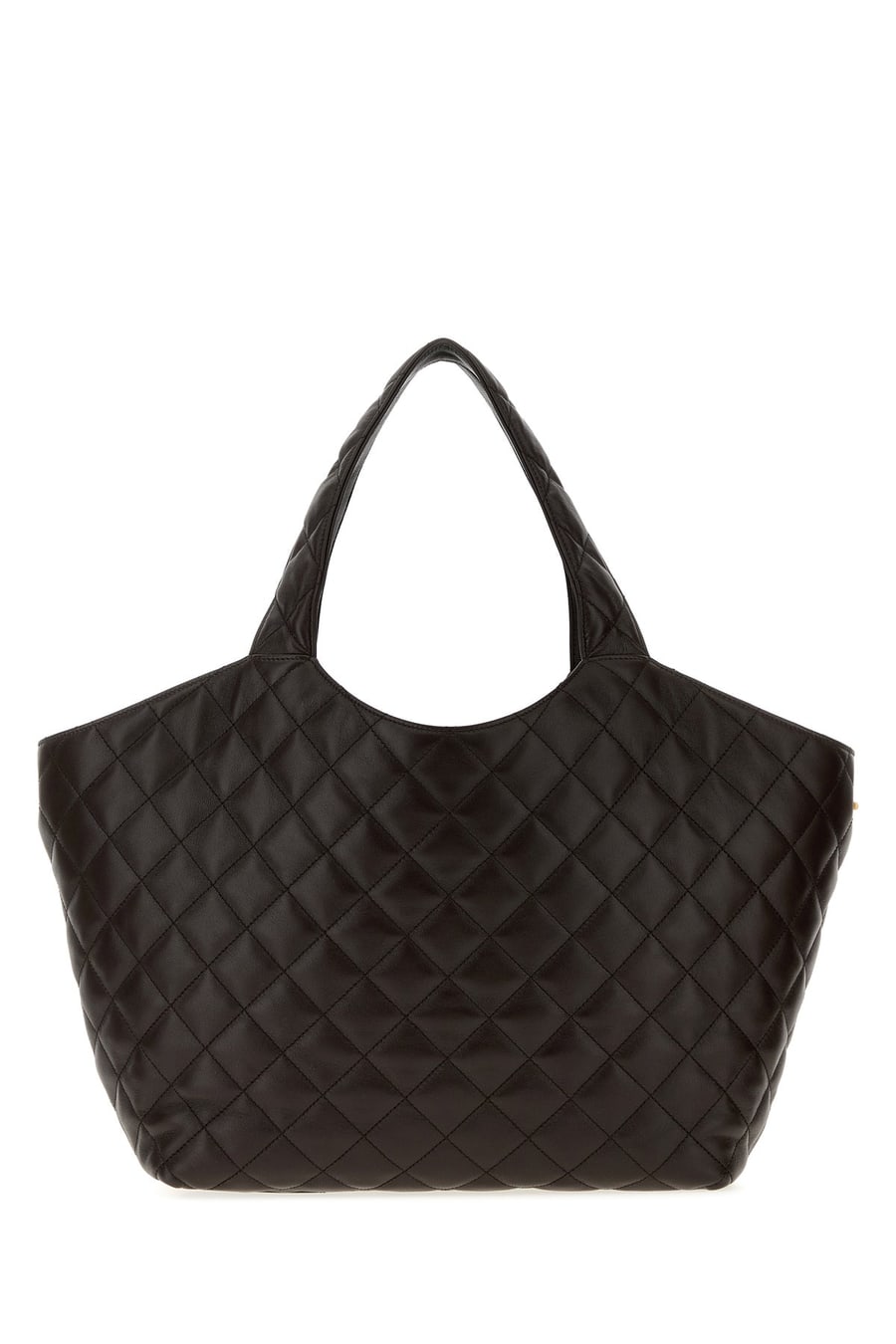 Saint Laurent Borsa shopping Icare media in nappa testa di moro, view 3