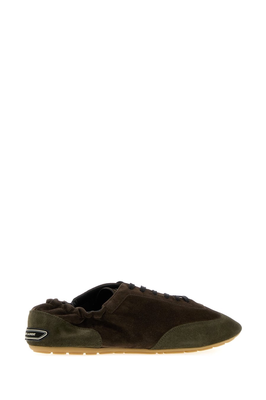 Saint Laurent Sneakers Lewis in pelle scamosciata bicolor, view 3