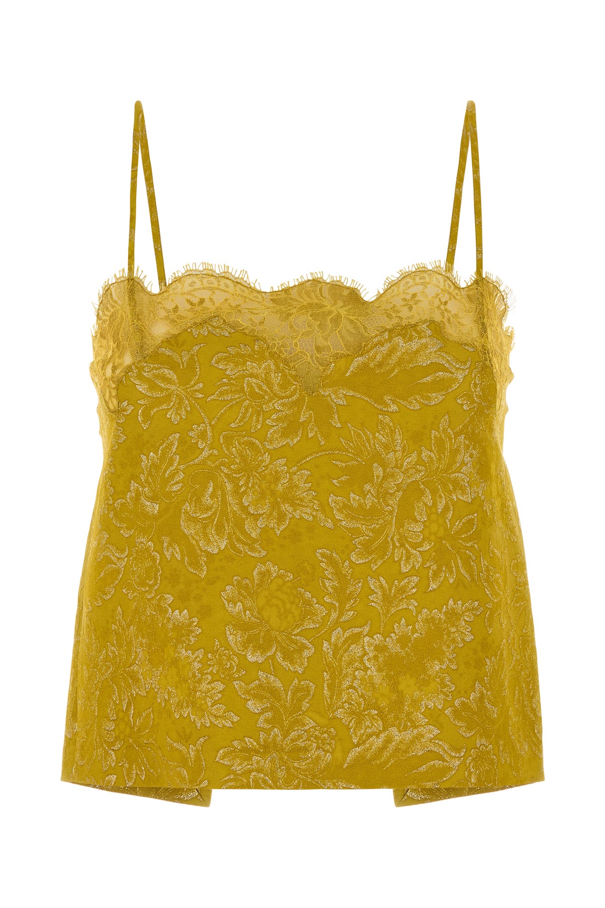 Saint Laurent Top in jacquard oro