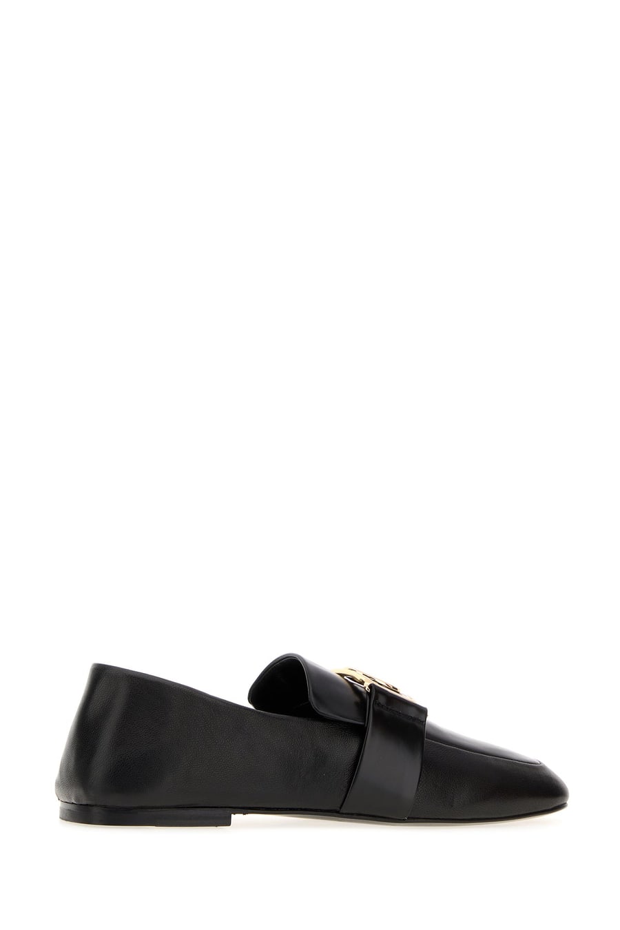 LANVIN Mocassini in pelle nera, view 3