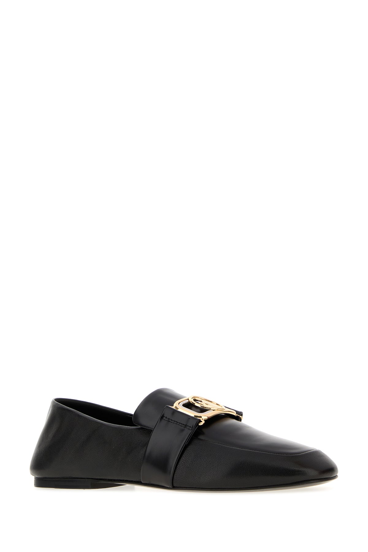LANVIN Mocassini in pelle nera, view 2
