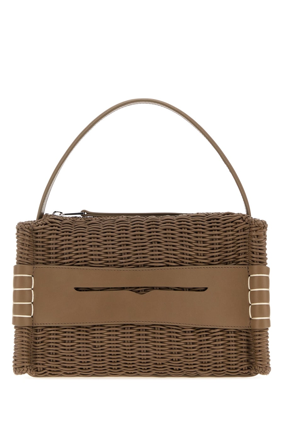 JW Anderson Borsa a mano Loafers in pelle fango