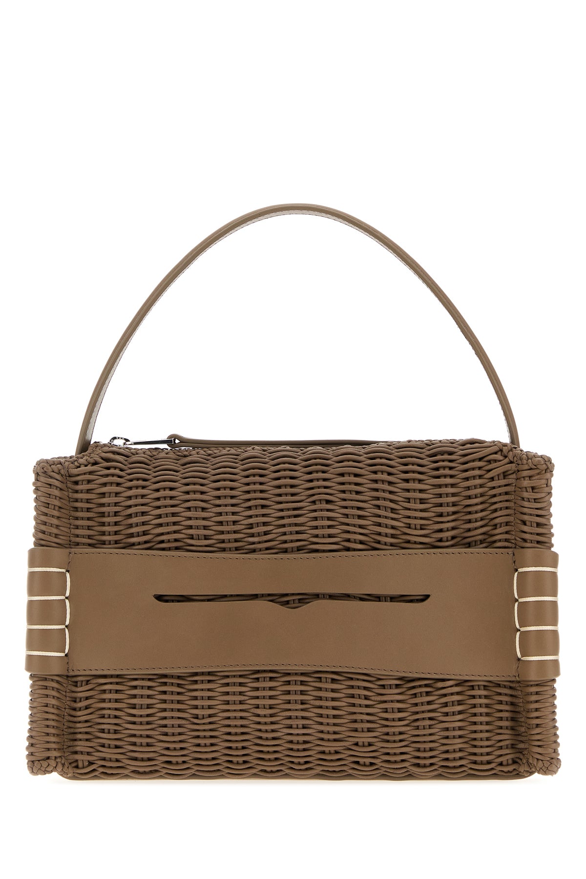 JW Anderson Borsa a mano Loafers in pelle fango
