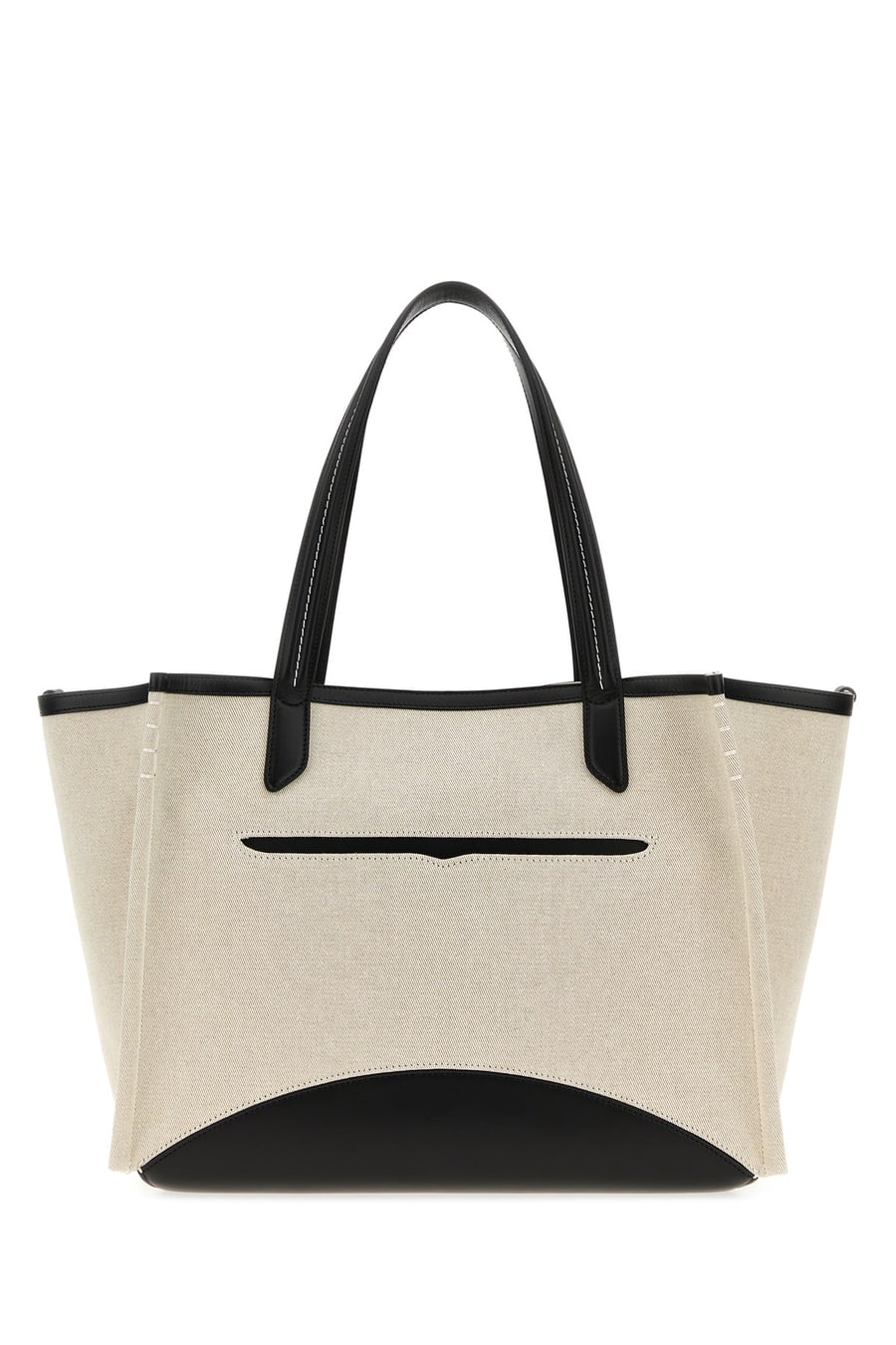 JW Anderson Borsa shopping Loafers in tela sabbia