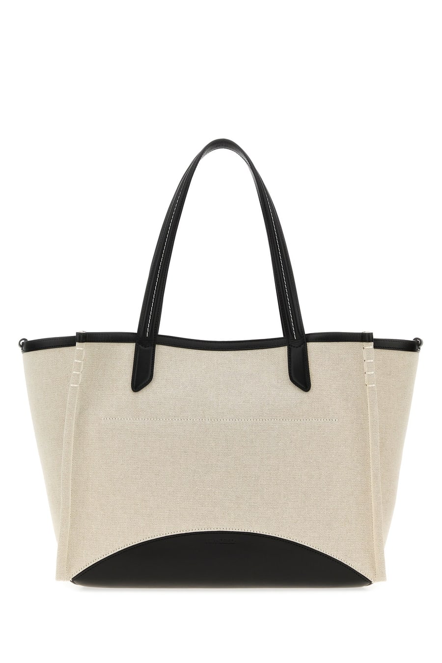 JW Anderson Borsa shopping Loafers in tela sabbia, view 3